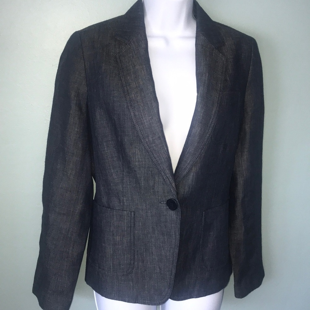 Talbots Linen Denim jacket